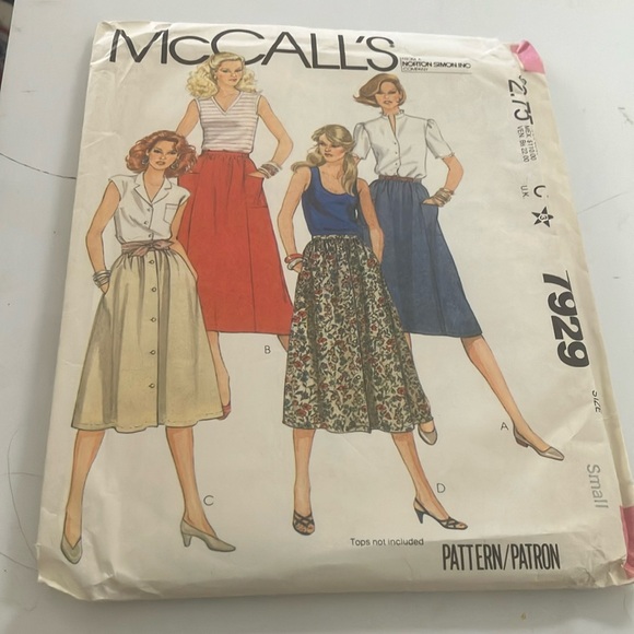 Other - Mccalls 7929 vintage pattern